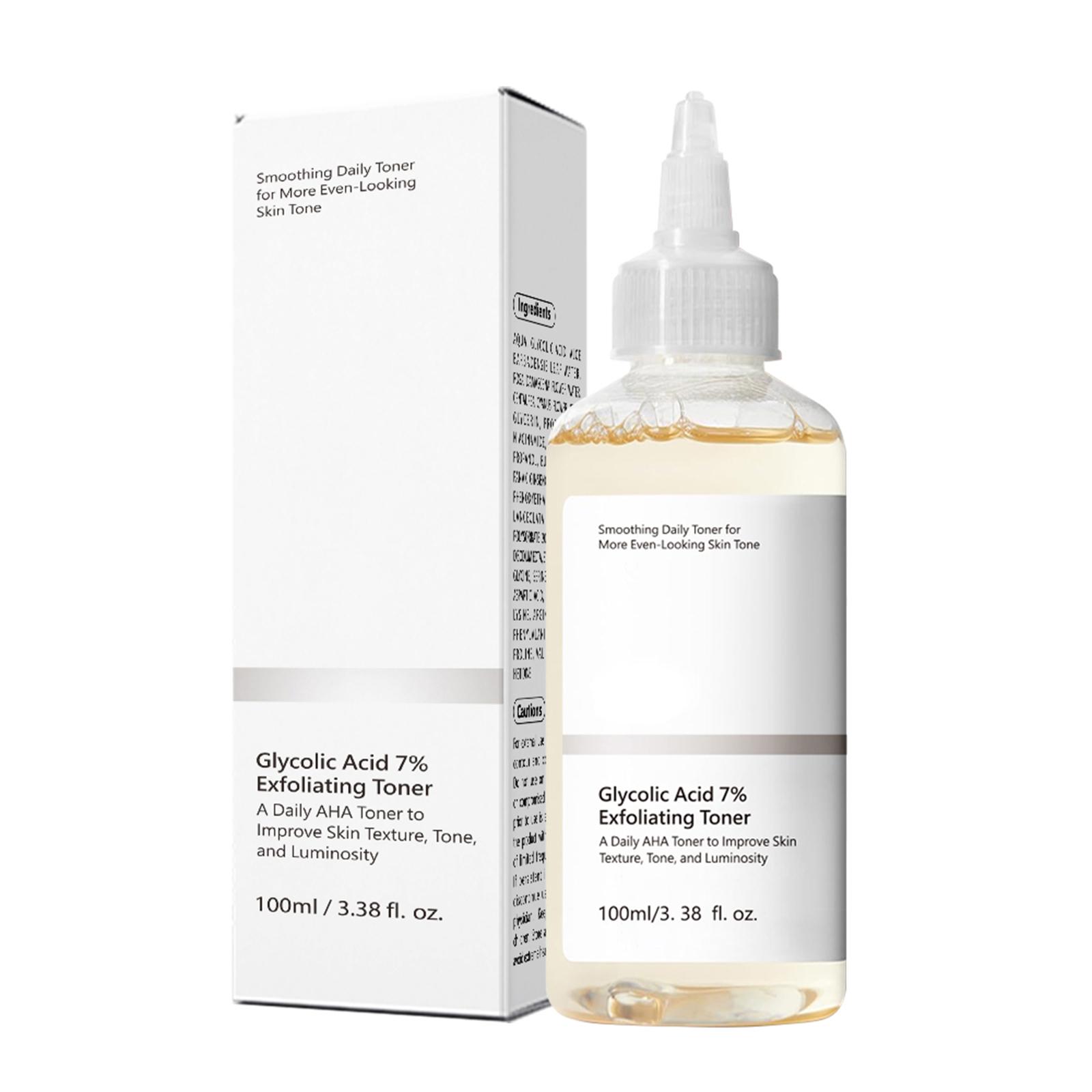 

Гликолевый тоник 7% 100 мл, Очищает закрытые комедоны, Лечит рубцы от акне и Увлажняет кожу. One Size