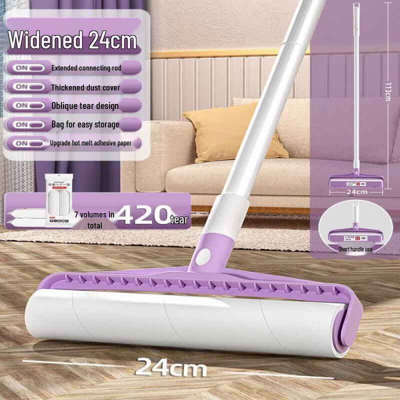 

Long Handle Rolling Lint Remover