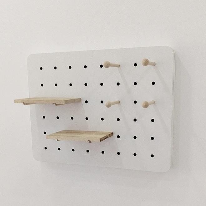 Meter Cover Modern Decorative Boards Electric Box Hidden Nordic Pegboard Wooden Boards Shelf Rack Wall Decorations Living Room 35x25cm