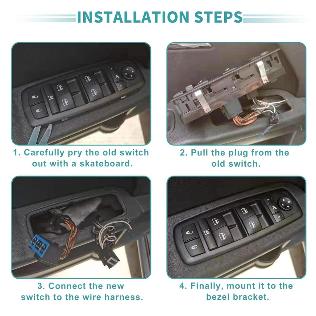 ACROPIX 1 AUTO Power Window Switch for Subaru Legacy Outback 2010-2012 No.83071AJ010 Front Left Driver Side Window Control Switch