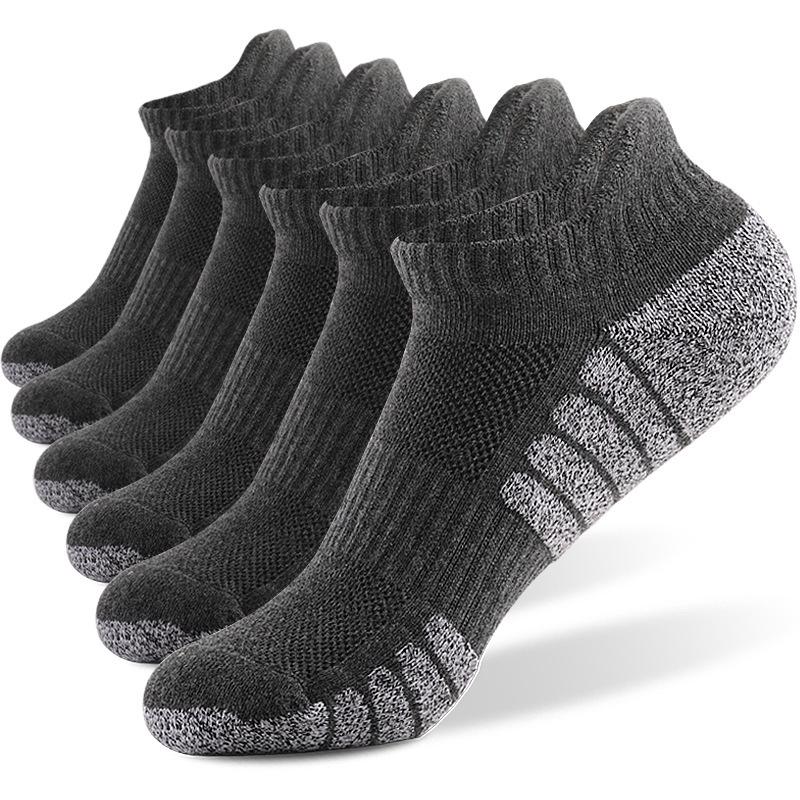 Enhanced Non-Slip Running Socks: Thick, Sweat-Absorbent, Breathable Cotton for Professional Sports