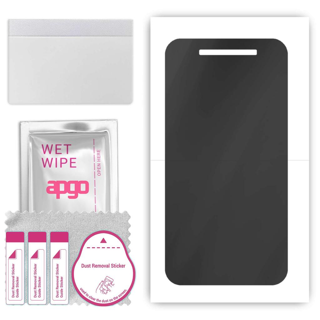 apgo Hydrogel Privacy Matte Screen Protector for Ulefone Armor X12 Pro, Anti Spy, Hydrogel Film, Flexible, Soft TPU with positioning layer easy instal