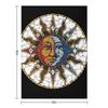 Celestial Mosaic Sun and Moon COASTER Throw Blanket Decorative Beds Warm Custom Shaggy Blankets