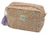 Friends Hill Eswari Gusseted Pouch, 11 X 17 X 9 Cm, Pink, Jacquard Weave, Elegant