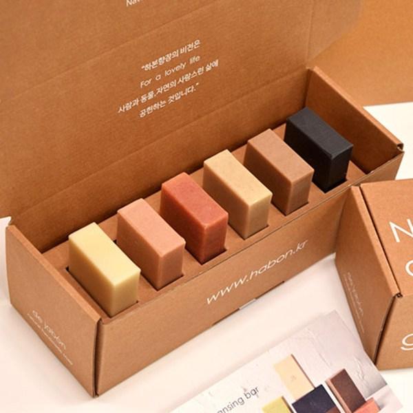 

Подарочный набор очищающего мыла Habon 100г 6 шт. Хауттюйния сердцевидная серная нони, 1 шт.