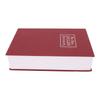 Book Safe Small Diversion Book Safe Storage Lock Box Money Coins Cards Hiding Box with Combination Lock Red