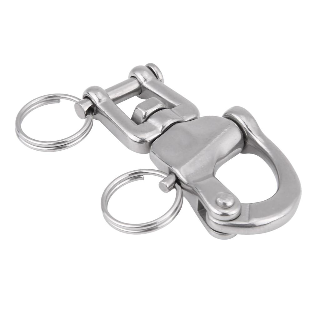 316 Stainless Steel Jaw Snap Shackle for Sailboat Spinnaker Halyard 01#