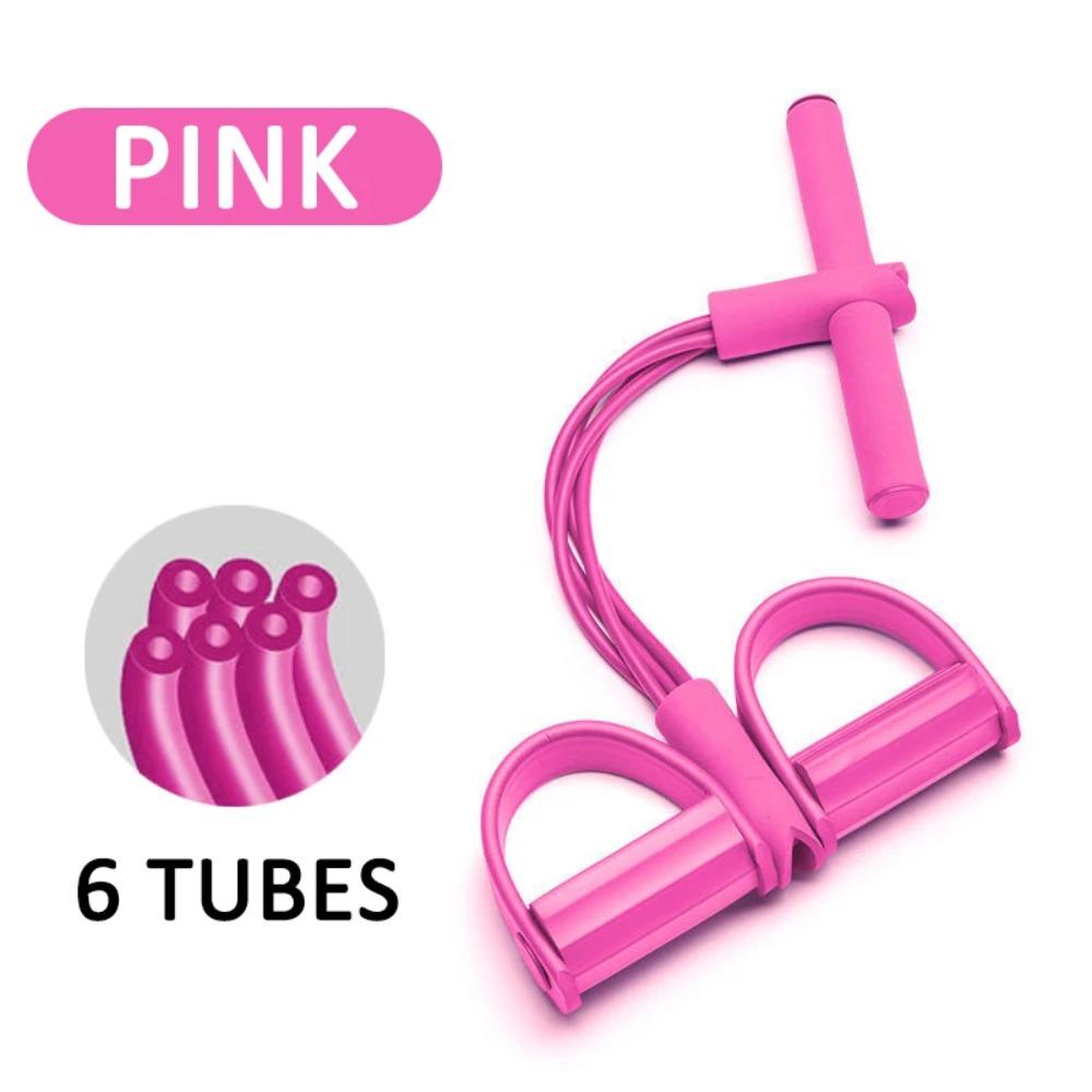 Tension Rope Belly Resistance Band 4-8 Tube Elastic Bands New Elastic Pedal