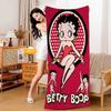Pretty Cartoon B-Betty B-boop Microfiber Beach Towel Absorbent Quick dry Soft Yoga Swimming Resort Mountain Climbing Towel