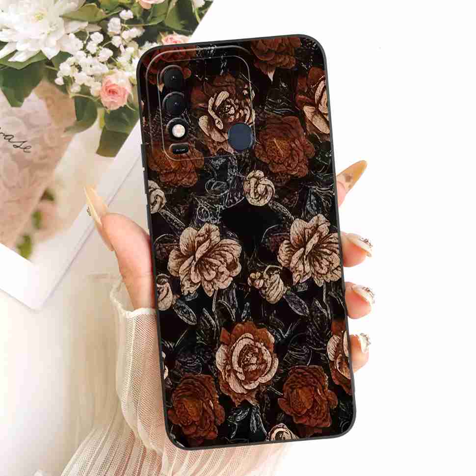 6.52" For Tecno Spark 8 KG6 KG6k Silicone Case Shockproof Soft Phone Cover For Tecno Spark8 Spark 8 Casing Protection Shell