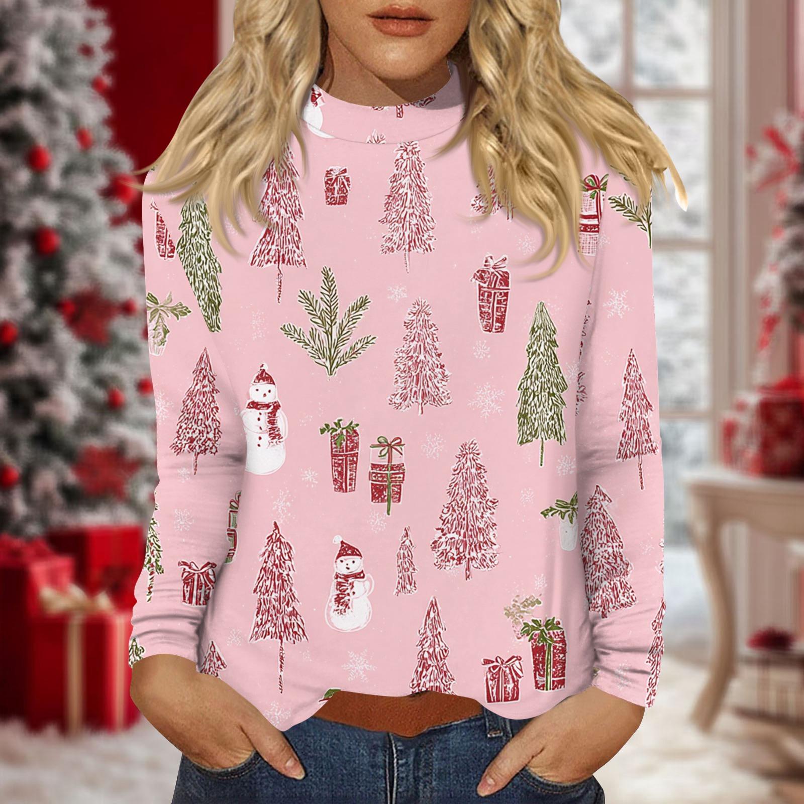 

Женский повседневный топ с длинным рукавом и средним воротником XXL киноварь