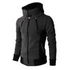Men's Autumn & Winter Hooded Zipper Sweatshirt: Casual Sports Outdoor Fake Two-Piece Jacket