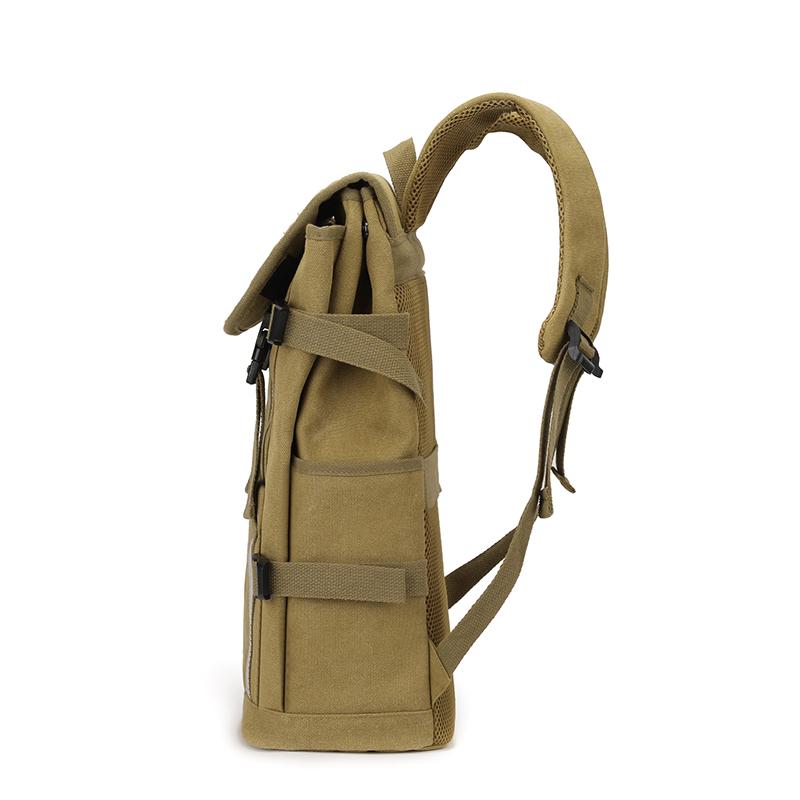 Vintage Men's Backpack Canvas Backpack Student Outdoor Schoolbag