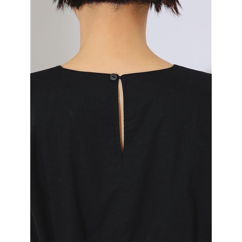 (Beaming life store by BEAMS)B:MING LIFE STORE BEAMS/One Piece B:MING BEAMS tiered sleeveless maxi one piece ladies BLACK S