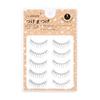 LASHIDOL False Fluffy Idol Soft and Thin Black Korean 5 Pairs Eyelashes, Look, Natural, Popular, Style, Band, Handmade, Style, (Idol 01)