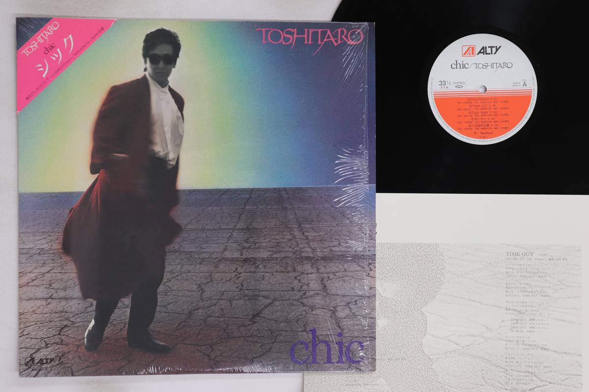 

LP Record TOSHITARO - Chic AY289 ALTY 1986 Japan Japanese Pop/Rock Used