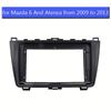 9-Inch Dashboard Installation Surround  Kit Frame Adapter Bezel for Mazda 6 from 2009 To 2013,Stereo Panel, Without Battery