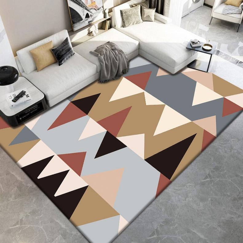 Carpet Living Room Bedroom, Bedside Carpet Autumn and Winter Simple Room Floor Mat Easy To Maintain
