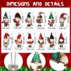 16Pcs Christmas Nutcracker Soldier Wooden Pendant Xmas Tree Hanging Ornament Navidad Christmas Decoration for Home New Year Gift
