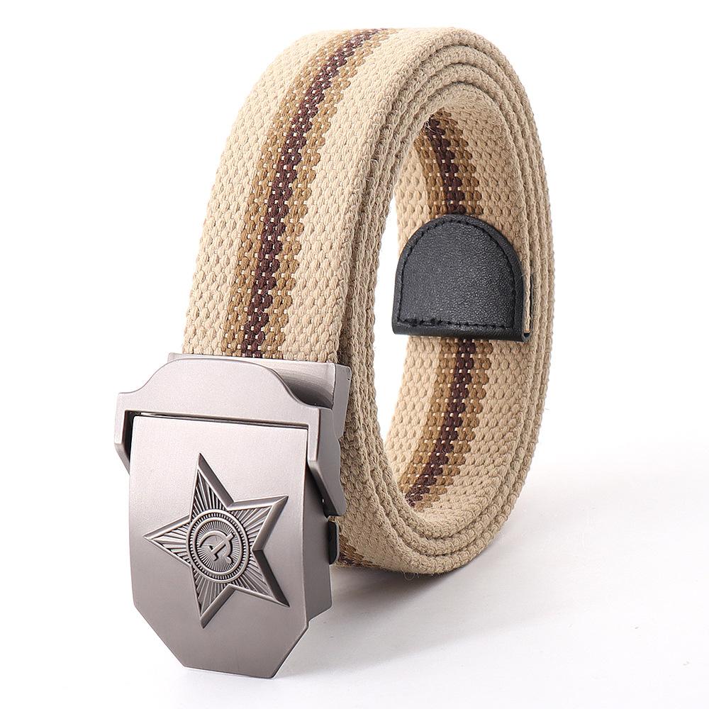 Curea Nouă pentru Bărbați și Femei Curea Pânză Emblema Națională Sovietică 3D Curea Memorie Sovietică