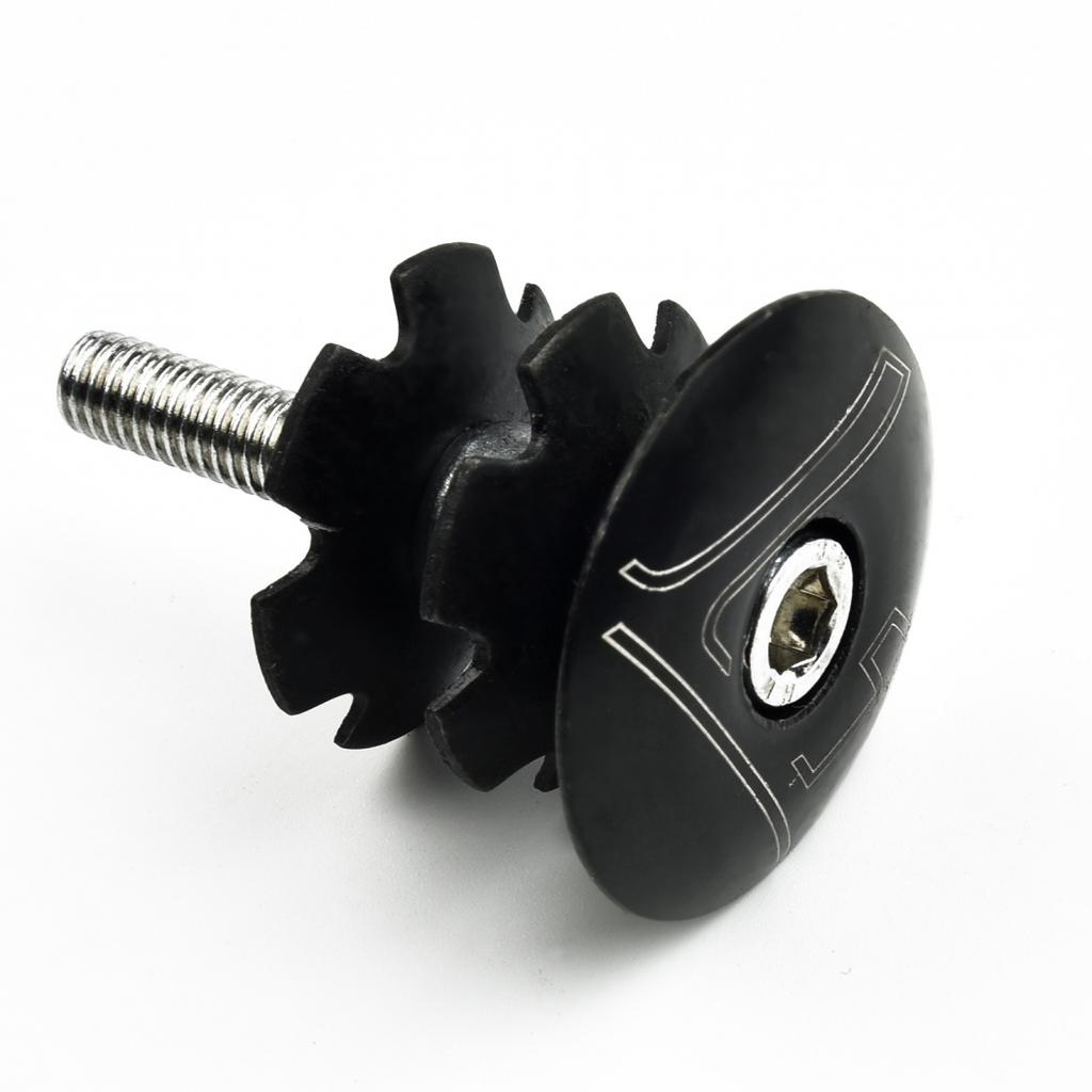 Mutter&Top Set Kappe 35mm Fahrrad Fahrrad Schwarz Für 1-1/8\