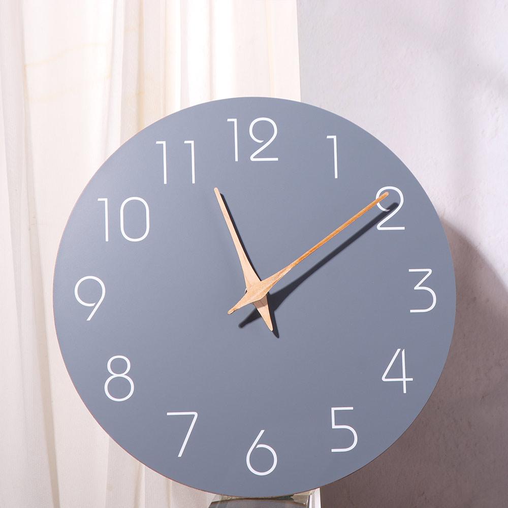 Minimalist Style Silent Clock Non Ticking Digital Clock Decorative Scale Clock  Office Use