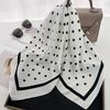 70x70cm Square Scarf Simulated Silk Headscarf Elegant Neck Scarf  for Women