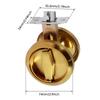 New Recessed Door Lock 304 Stainless Steel Hidden Recessed Cup Door Handle Keyless Recessed Door Pull for Bathroom Bedroom
