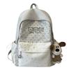 Schoolbag Middle School Student Schoolbag Korean High-value Fresh and Sweet Polka Dot Backpack Junior High School Student Lightweight Large-capacity 
