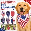 Pet Bandana Dog Scarf Adjustable Size Triangle Shape Comfortable Lightweight Soft Fabric for Small Medium Large Dogs 25x17in