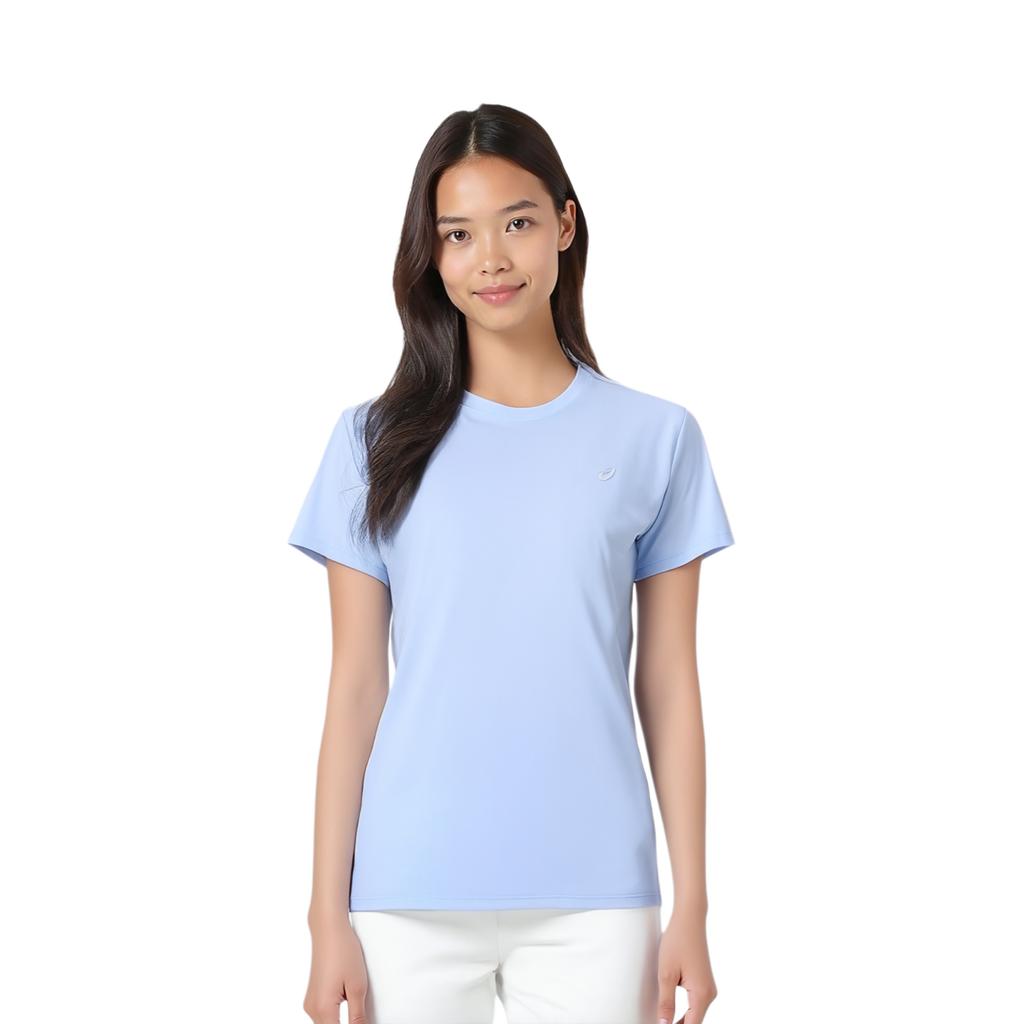 Asics Round Neck Short Sleeve T-Shirt Women Tops 2012D389-400