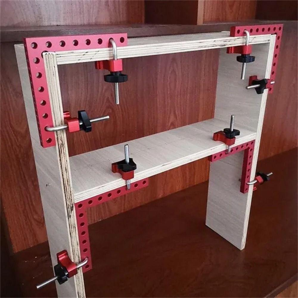 3 Pcs 90 Degrees Metal Clamps Aluminum Zinc Zinc Alloy Corner Clamping Tools Positioning Clip  Woodworking