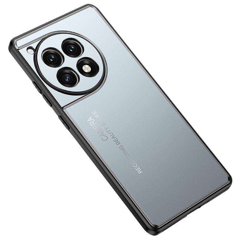 For OnePlus Ace 3 5G/12R 5G Phone Case TPU+Aluminium Alloy Heat Dissipation Back Shell