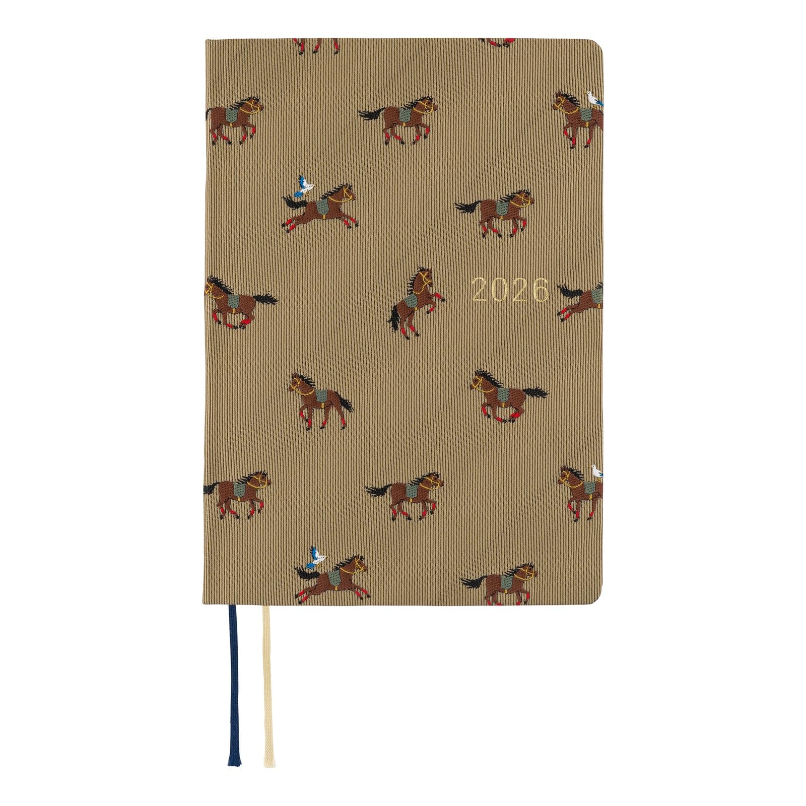 

Hobonichi Techo 2026 HON English Ty Horse Page Per Edition & Chief/Galloping [A6/1 Day/January/Monday Start]