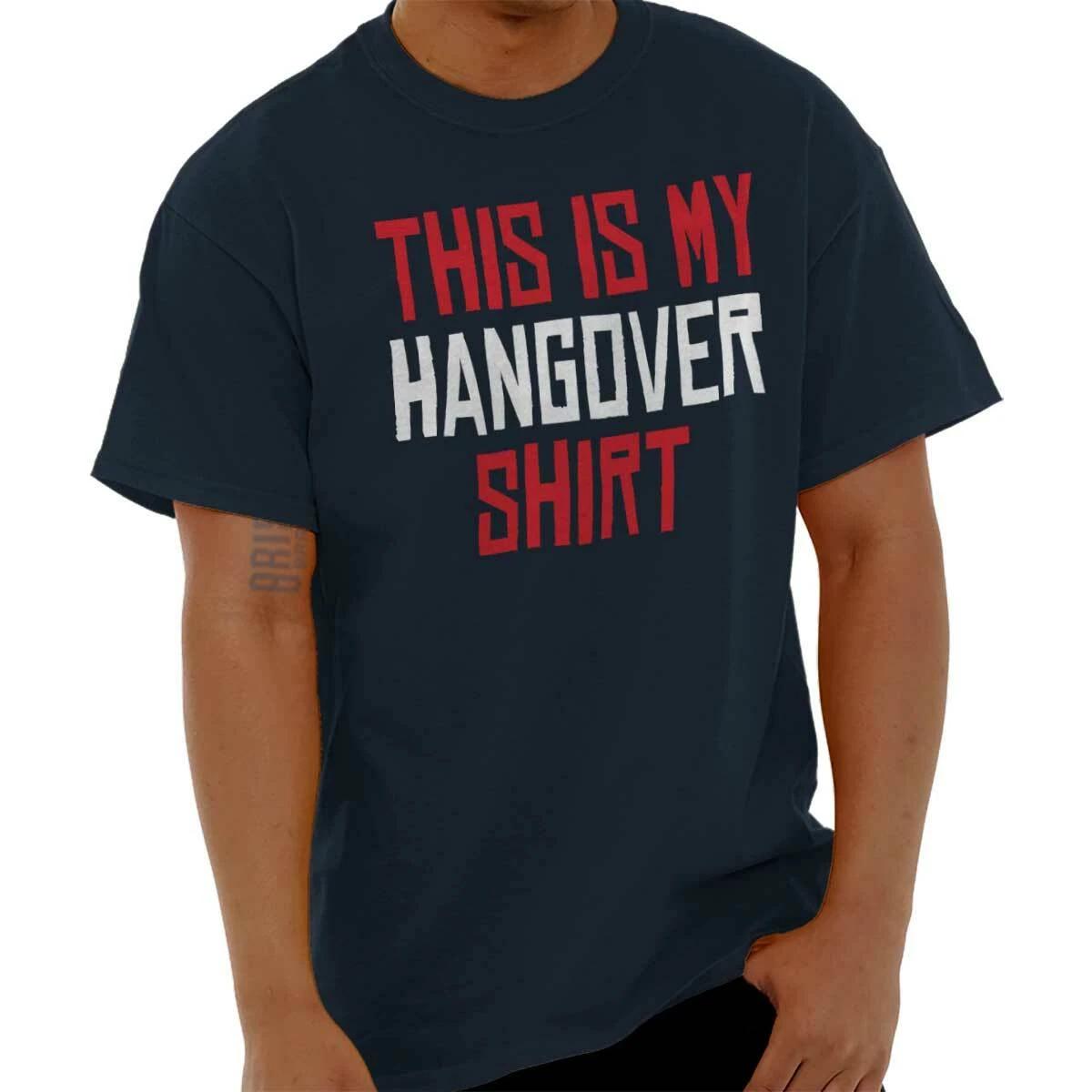 Funny Drunk This Is My Hangover Shirt Joke Womens or Mens Crewneck T Shirt Tee XS