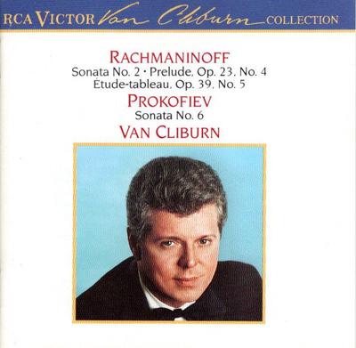 CD RACHMANINOFF; CLIBURN - Piano Sonata 2 79412RG RCA Victor 1988 US Classical Used