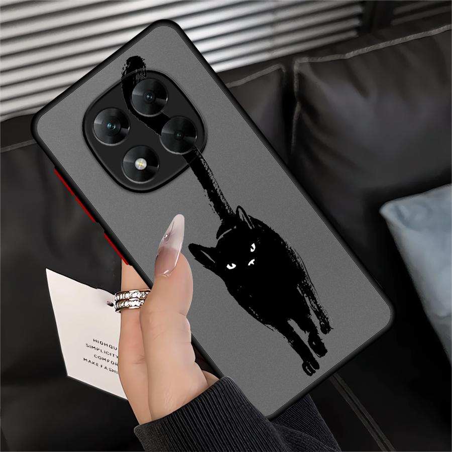 Case for Xiaomi Redmi Note 14 10 11 13C 12 9S 13 Pro Plus A4 14C Funda Back Phone Cover Lrritable Cat