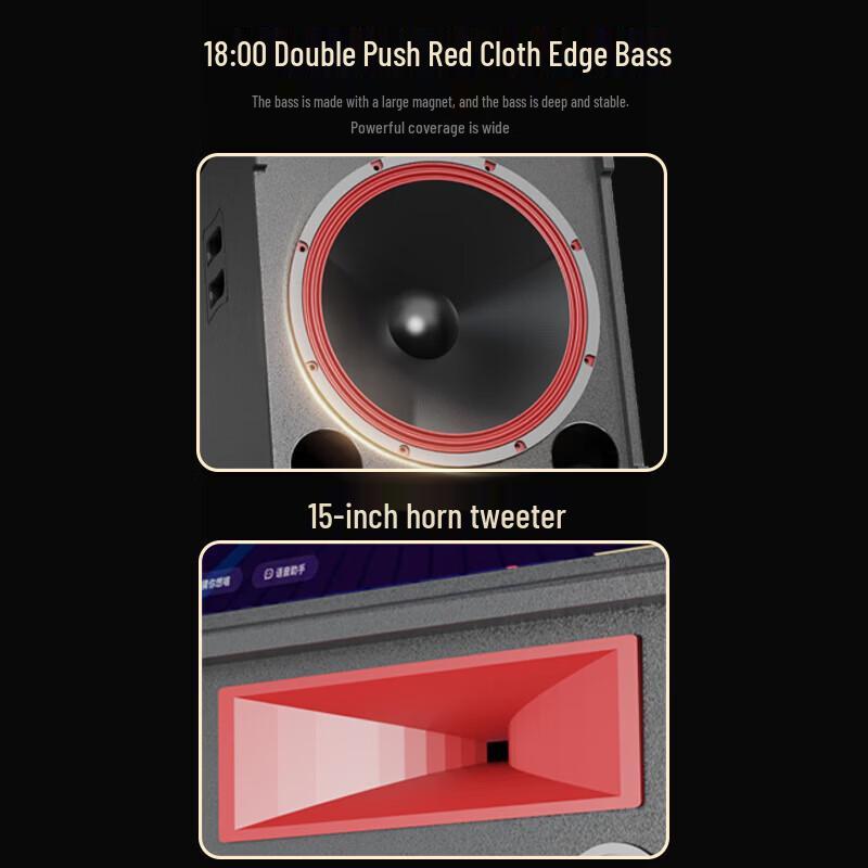 SAST Portable KTV Speaker System CN Plug (adapter Included)