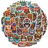 Vibrant Indigenous Mask Graffiti Stickers Set Of 50 Perfect For Diy Decoration On Guitars Notebooks And Luggage Wholesale Deal