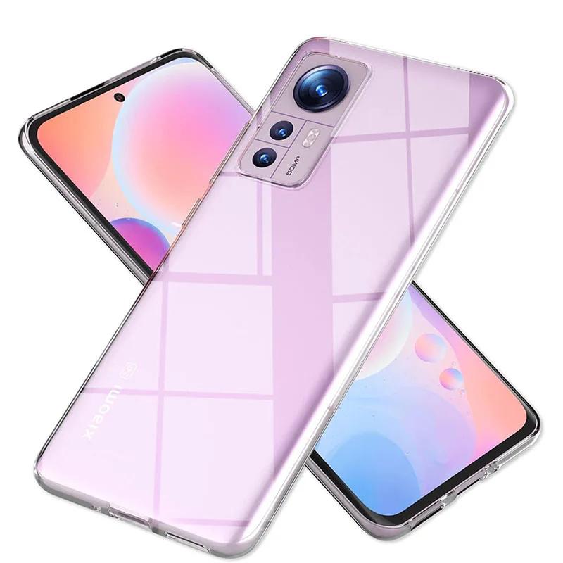 

Оригинальный ультратонкий прозрачный мягкий силиконовый TPU чехол для Xiaomi Mi 14 13 12 11 Pro Lite Ultra 12x 12t 11t Прозрачный тонкий бампер MI 14
