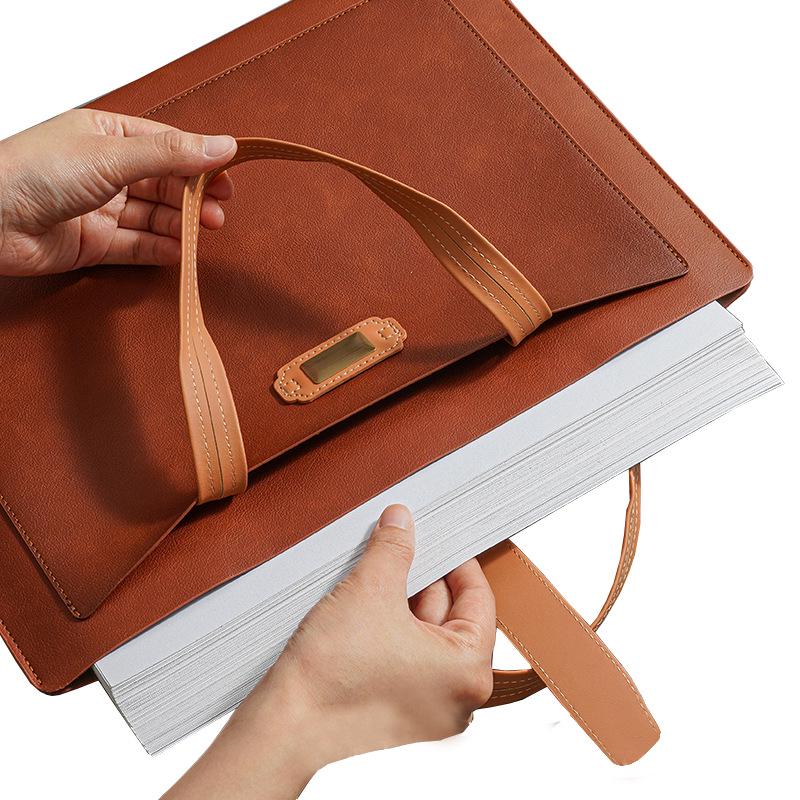 Portable Large Capacity Business Document Handbag