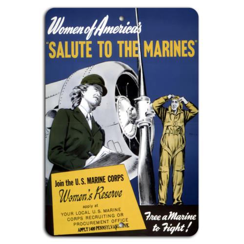 

Women of America Join the Marines ReserveAluminumtin sign 20x30cm（7.8x11.8inch）