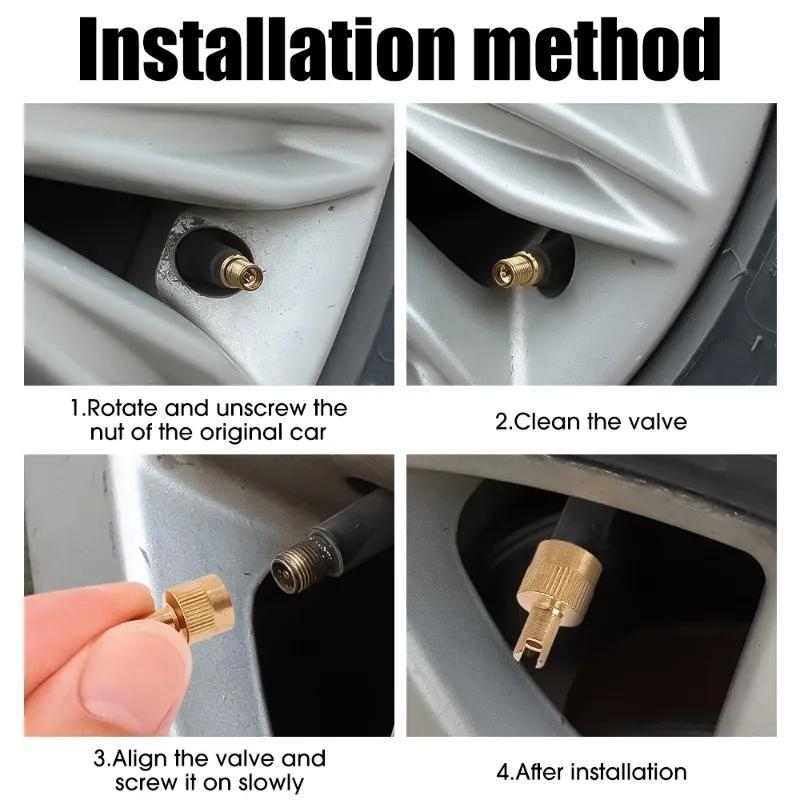 Capace Supapă Anvelopă 2-în-1 cu Instrument de Îndepărtat Miezul pentru Mașină Motocicletă Camion Bicicletă Tijă Supapă Anvelopă Capac Antipraf Capac Supapă Jantă