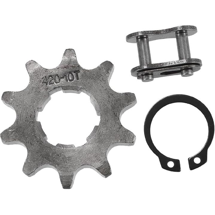 1 Set 420 10T 20mm Motorcycle Front Engine Sprocket for 50cc 70cc 90cc 110cc 125cc Dirt Pit Bike Mini Bike ATV Auto Replacement Parts