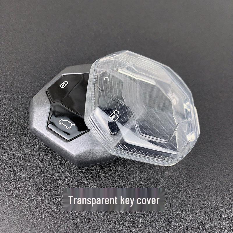 

Jetour Traveler T2 Car Key Case - Cross-border Compatible Accessory, Transparent Shell Buckle Bag