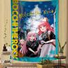 Anime Singer BBocchi The Rock Cartoon Tapestry Wall Hanging Decoration Household Home Decor