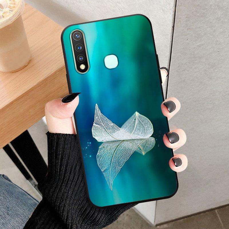 For Vivo Y19 1915 Case Y5S Luxury Fashion Shockproof Soft Silicone Back Cover For Vivo Y 19 VIVOY5S Phone Case Funda VIVOY19