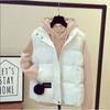 Down Cotton Vest Women's Autumn New Casual Bread Cotton Jacket for Wearing Outside Jacket with Vest Cotton and Camisole