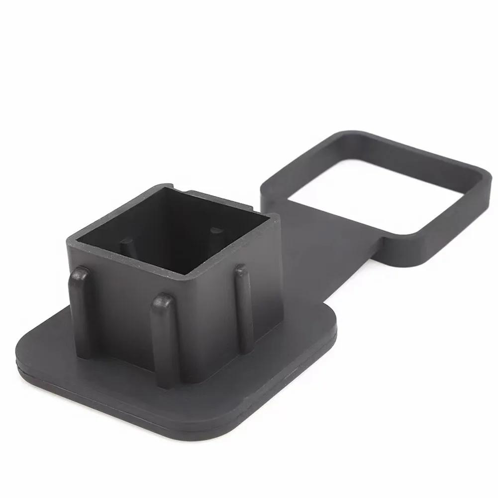 Tow Plug Tube Cap Protector Trailer Hitch Receiver Cover Plug Waterproof 2 Inch Receiver Auto Square Plug Tow Hook Cover
