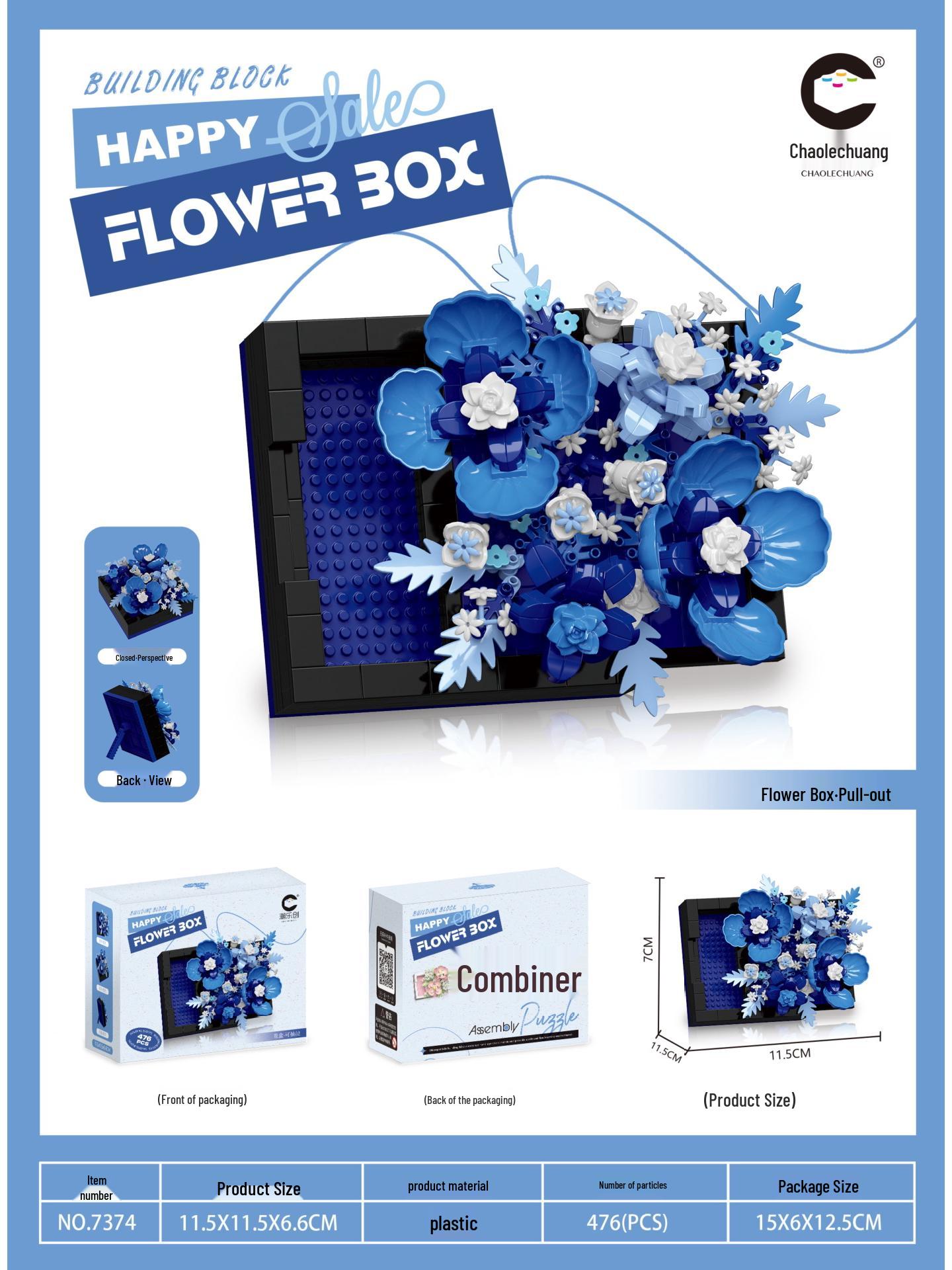 

Набор для сборки креативного букета: Блоки «Роза и гибискус» – Совместимое с LEGO украшение и подарок